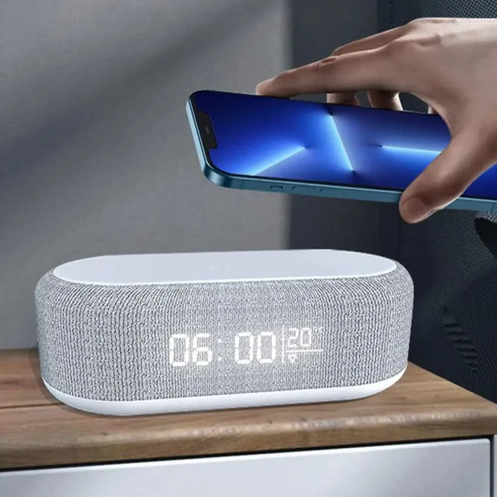 Lisslune | Digital Alarm Clock with Wireless Charging and Temperature Display