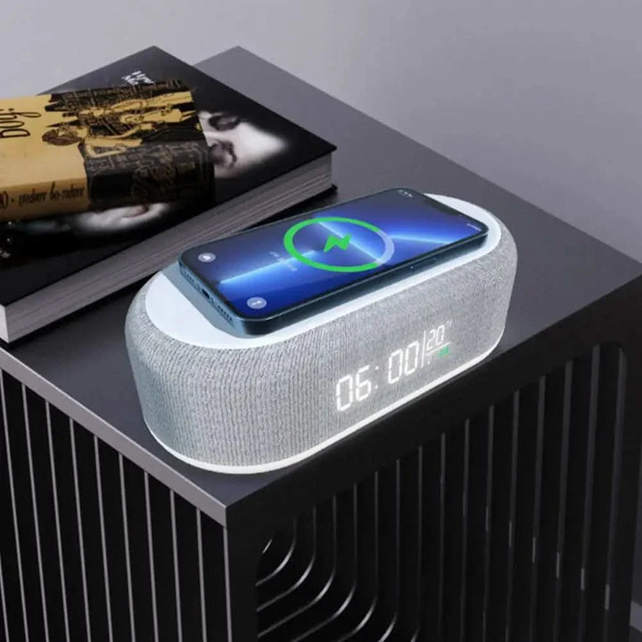 Lisslune | Digital Alarm Clock with Wireless Charging and Temperature Display