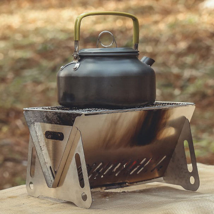 Lisslune | Stainless steel foldable grill