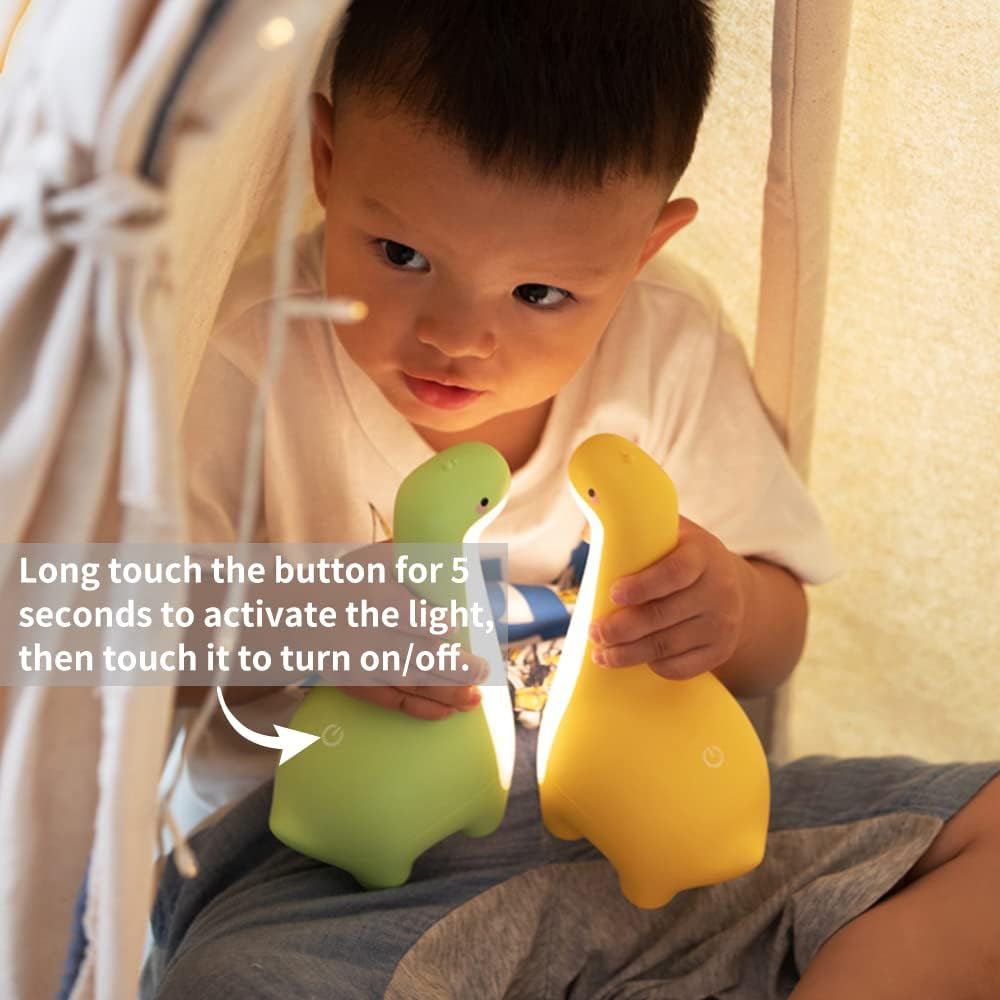 Lisslune | DinoSnug – Soft Glow Dinosaur Night Light for Kids