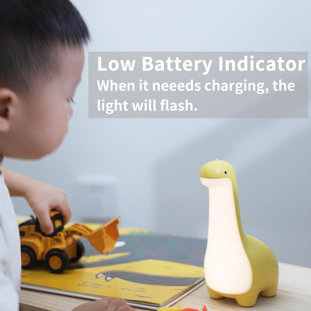 Lisslune | DinoSnug – Soft Glow Dinosaur Night Light for Kids