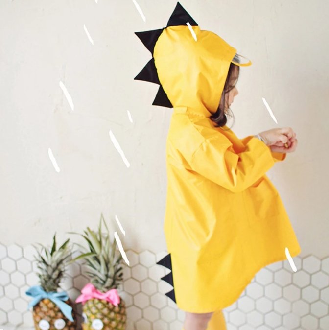 Lisslune | Dinosaur Raincoat for Kids