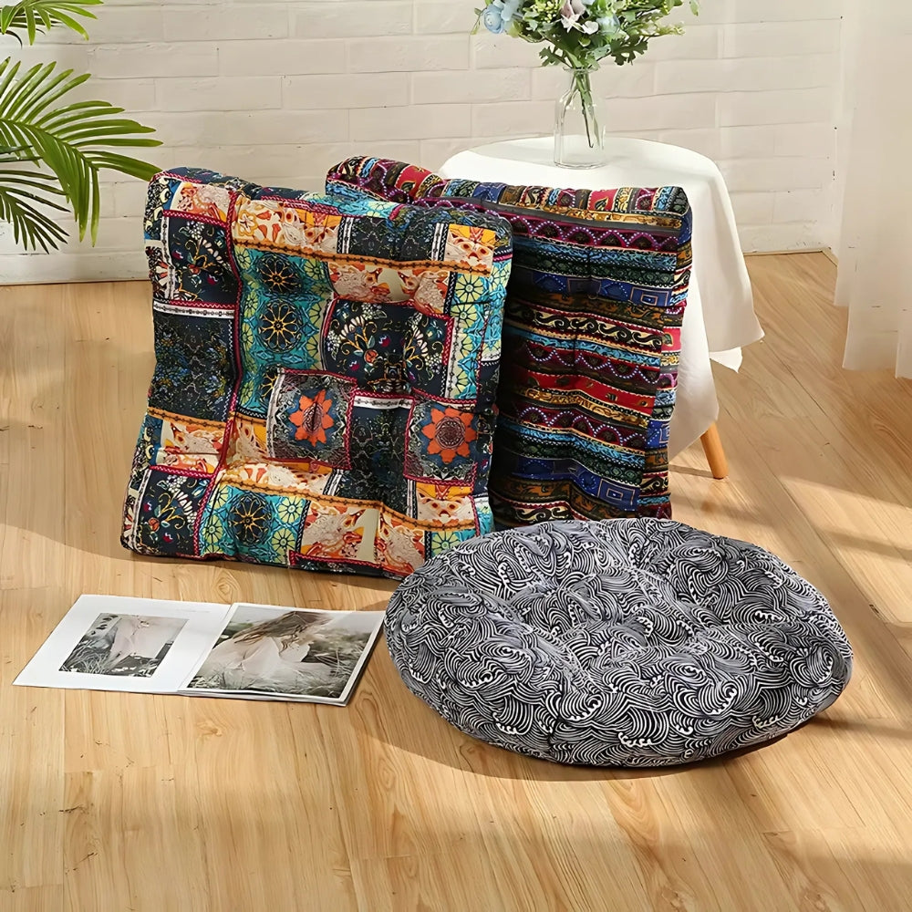 Lisslune | Bohemian Square Cushion Seat Pad