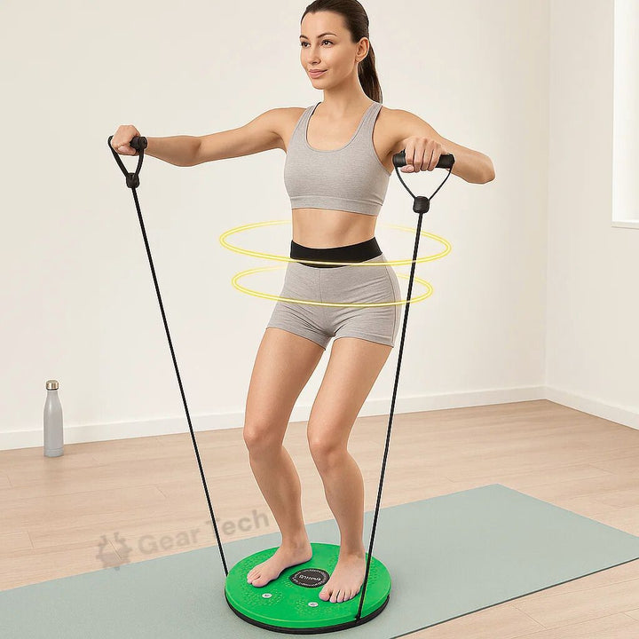 Lisslune | Waist Whisper Twisting Disc Pro | Magnetic Massage Balance Board for Core Strength & Waist Training at Home