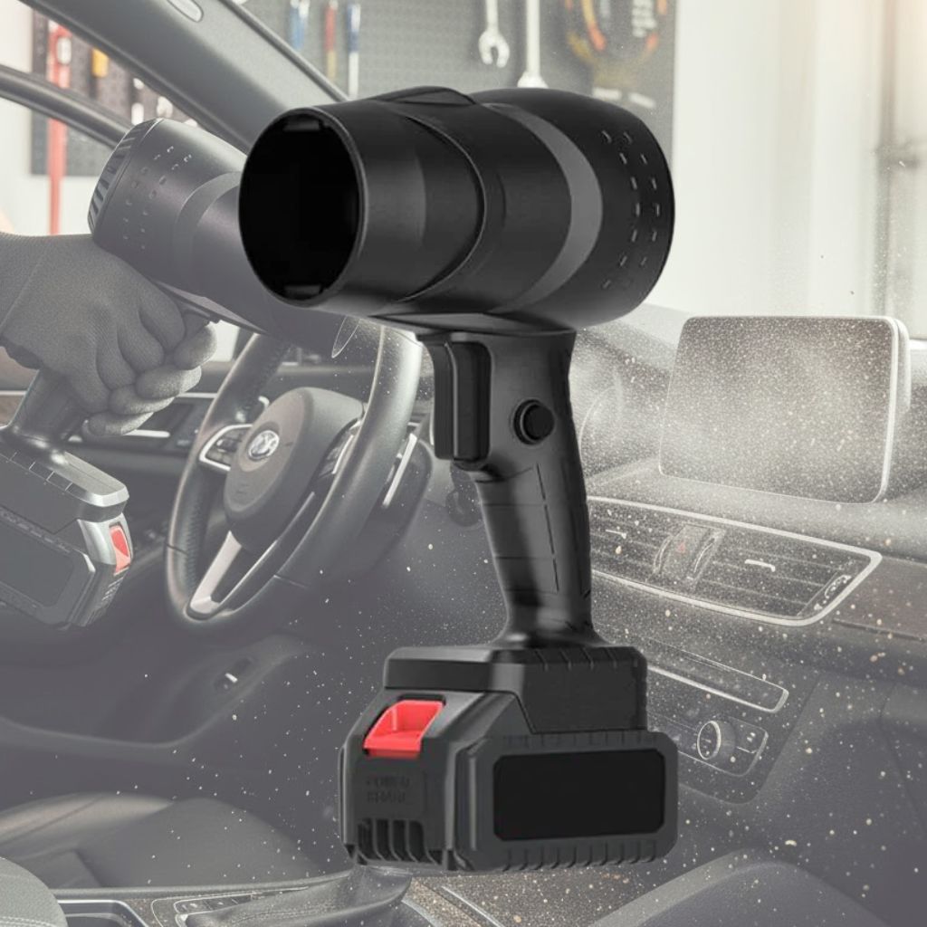 Lisslune | High-Pressure Cordless Air Blower | Adjustable Speed, Lightweight & Ideal for Car, Home & Garden Cleaning