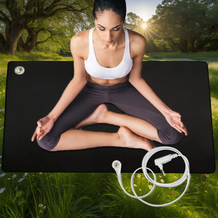 Lisslune | Grounding Pad Earthing Mat - UK Plug for Sleep Aid with Silver Thread Technology