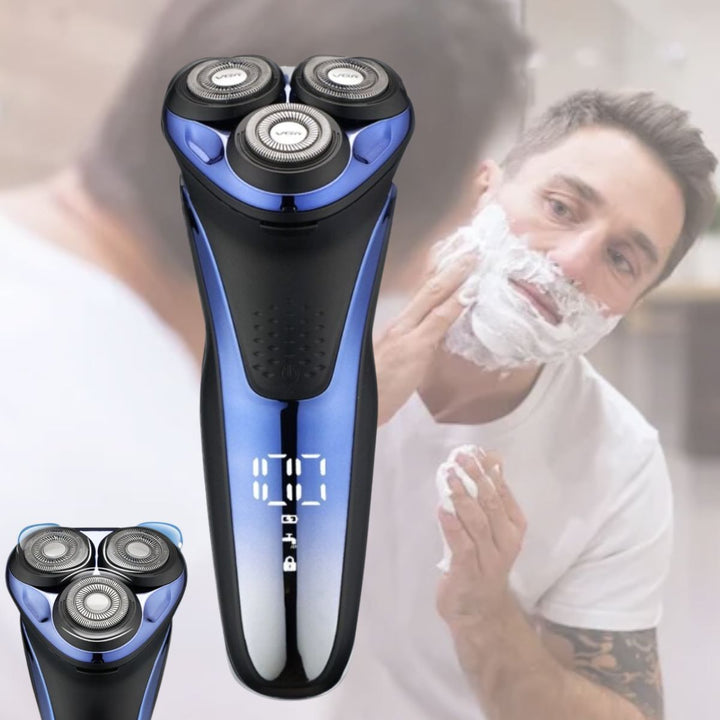 Lisslune | Men’s Waterproof Electric Shaver | 3D Flexible Heads, Fast Charging & Ideal for Daily Grooming