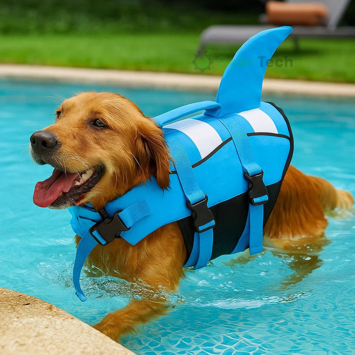 Lisslune | Dog Life Jacket | Enhanced Buoyancy, Adjustable Fit & Quick-Release for Water Adventures | Floating Vest for Dogs