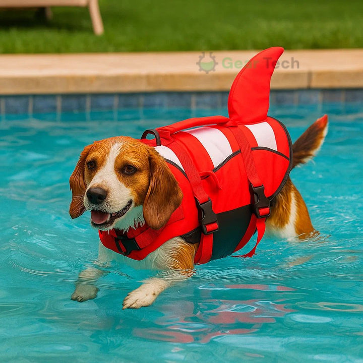 Lisslune | Dog Life Jacket | Enhanced Buoyancy, Adjustable Fit & Quick-Release for Water Adventures | Floating Vest for Dogs