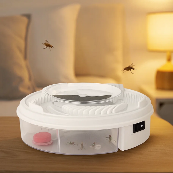Lisslune | USB Silent Fly Trap | Eco-Friendly, Non-Toxic & Effective for Home and Outdoor Use