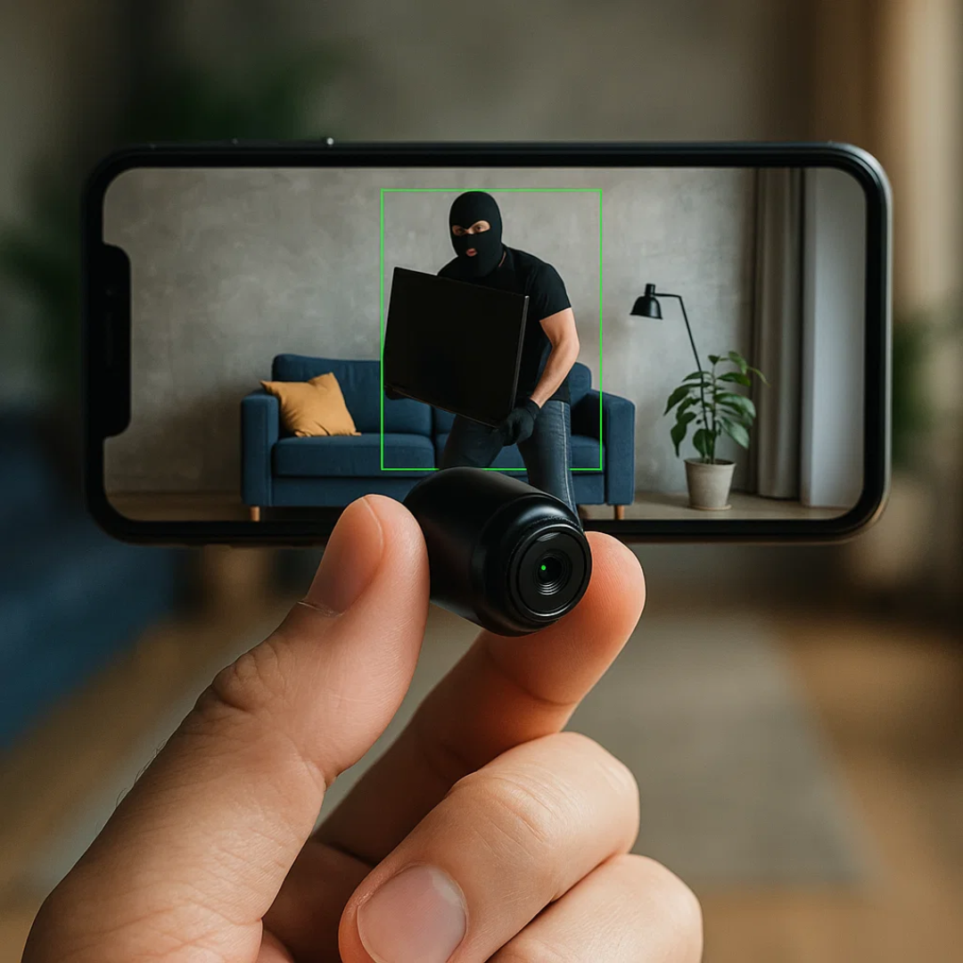 Lisslune | Mini Wireless Hidden Camera and Audio - Tiny Surveillance Mini Spy Cameras Wireless Nanny Monitoring
