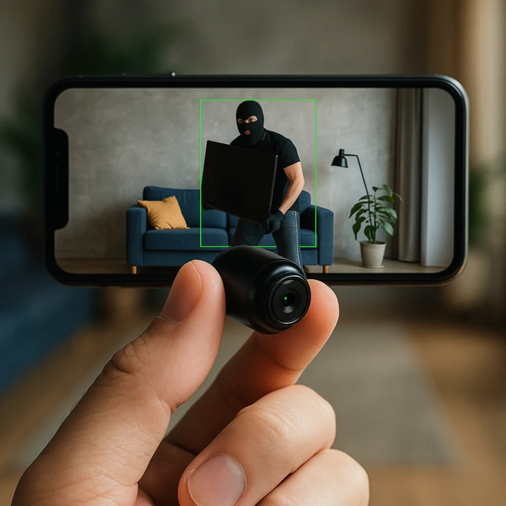 Lisslune | Mini Wireless Hidden Camera and Audio - Tiny Surveillance Mini Spy Cameras Wireless Nanny Monitoring