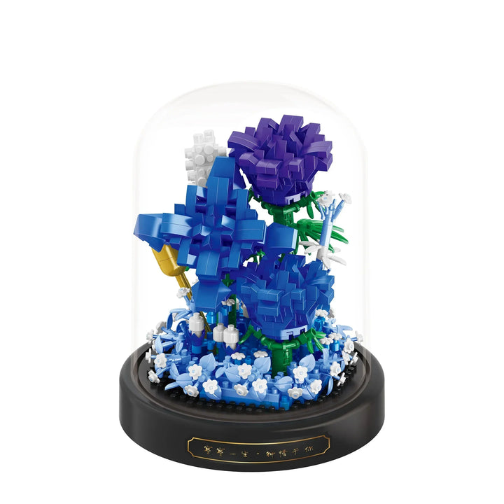 Lisslune | BloomBrick DIY Micro Flower Building Blocks | Mini Brick Puzzle | Home Decoration & Gift Idea for Kids