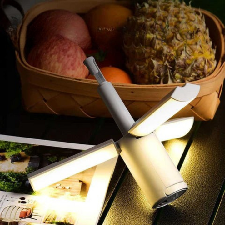 Lisslune | All-in-One Camping Lamp | Rechargeable Outdoor Light with Adjustable Brightness & Long Battery Life