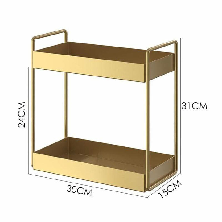 Lisslune | LUXTRAY – Luxurious Metal Organizer Tray
