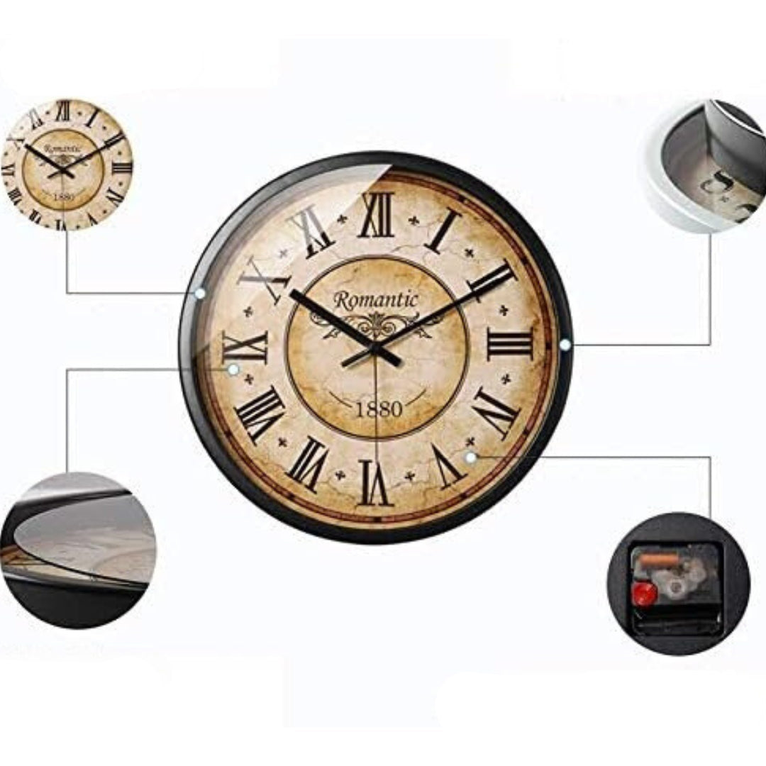 Lisslune | EchoTime - Vintage-inspired Wall Clock