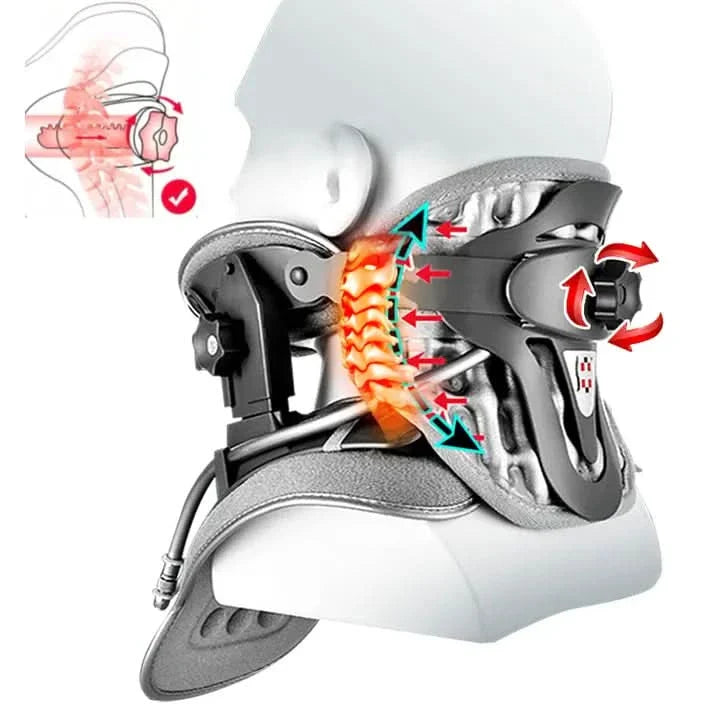 Lisslune | Heated Cervical Traction Device for Neck Pain Relief