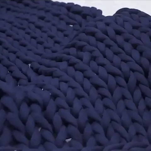 Lisslune | Organic Cotton Weighted Blanket | Breathable, Machine Washable & Ideal for Year-Round Comfort