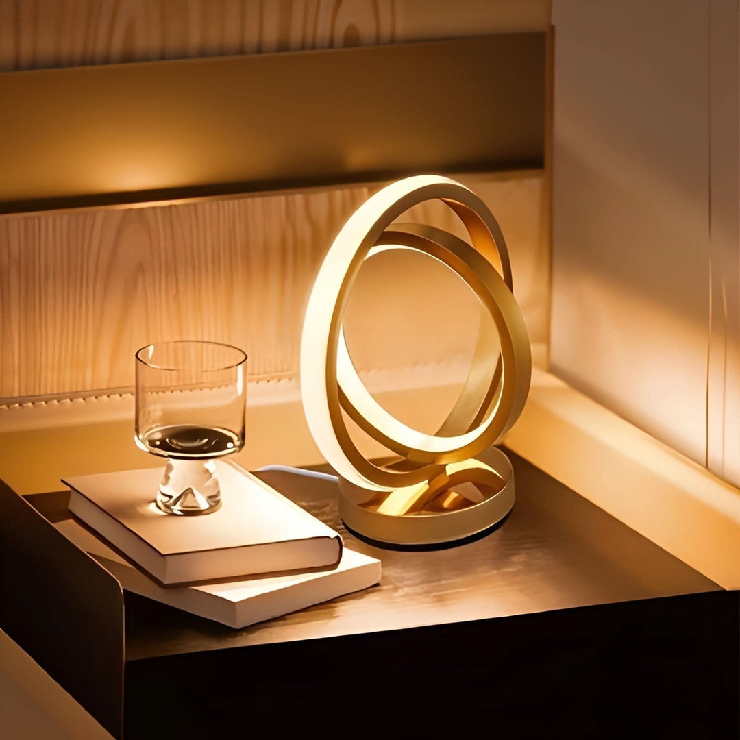Lisslune | Modern Dimmable Table Lamp – Stylish Metal Design with USB Power
