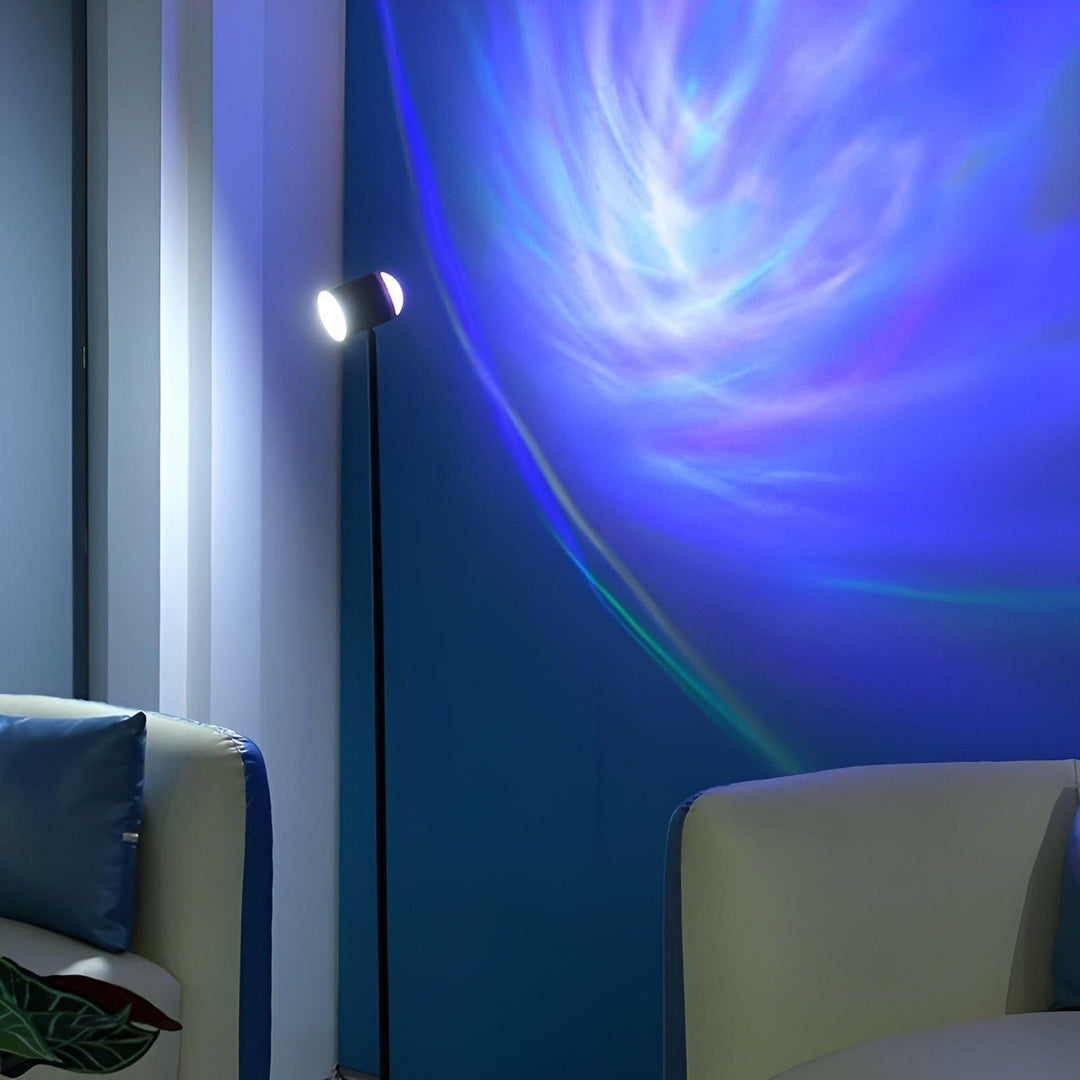 Lisslune | SolAura – USB sunset projection lamp for warm and atmospheric lighting