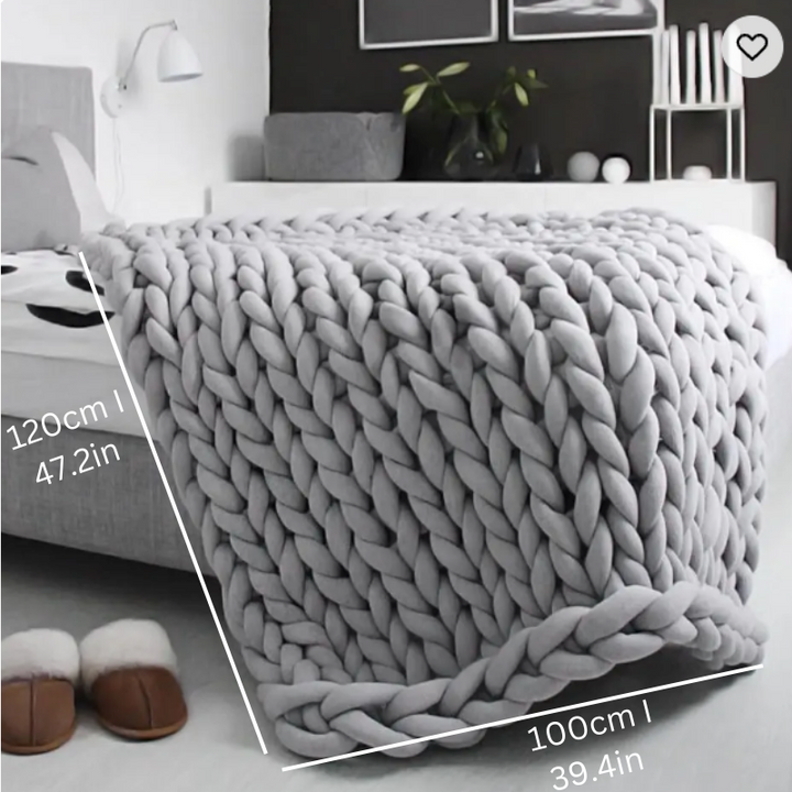Lisslune | Dreamblanket Sleep Blanket – Quilted Organic Cotton Blanket for Relaxation and Stress Relief