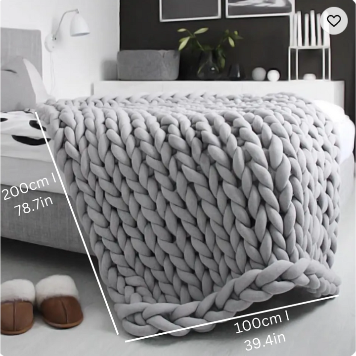 Lisslune | Dreamblanket Sleep Blanket – Quilted Organic Cotton Blanket for Relaxation and Stress Relief