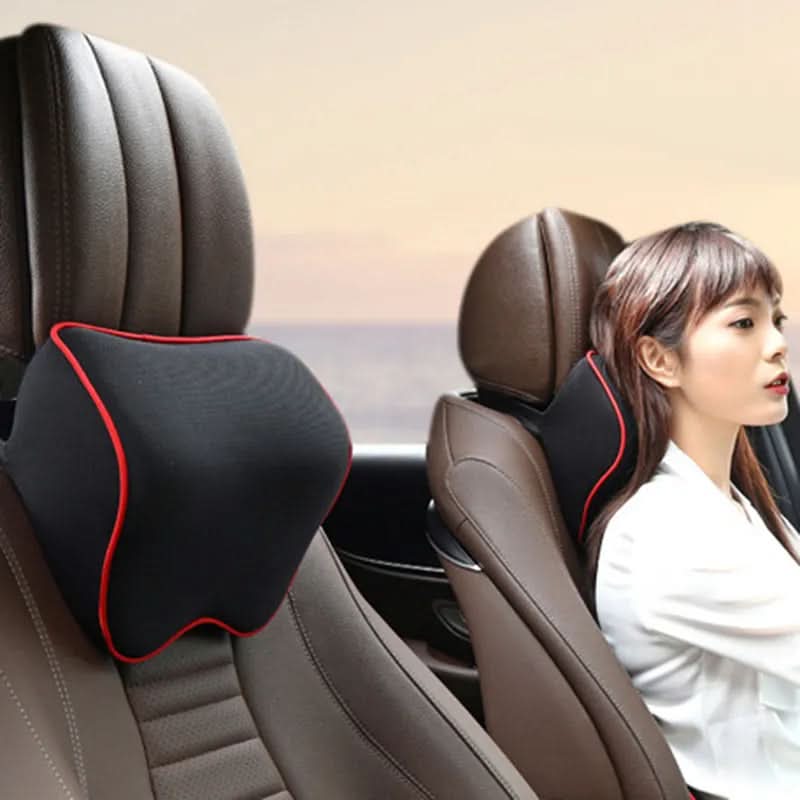 Lisslune | 2-piece Set Memory Foam Neck Pillows for Maximum Driving Comfort