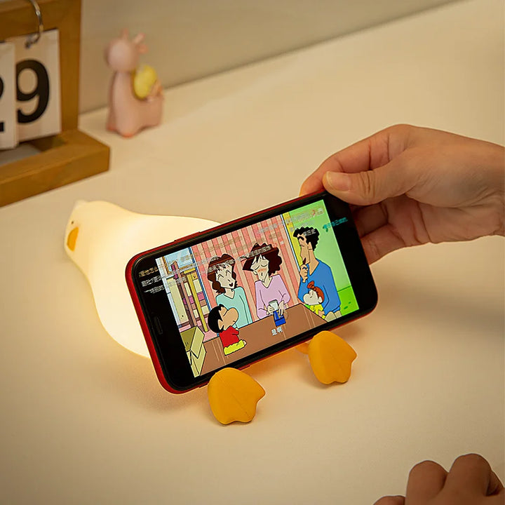 Lisslune | QuackyGlow LED Duck Mood Light | Funny Night Lamp | LED Decoration for Home & Children's Room