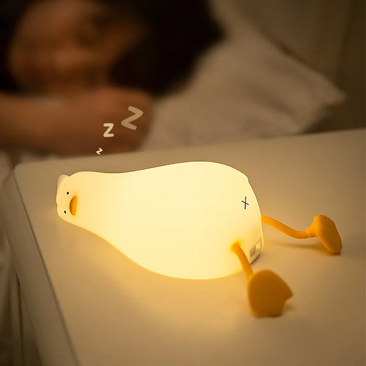 Lisslune | QuackyGlow LED Duck Mood Light | Funny Night Lamp | LED Decoration for Home & Children's Room
