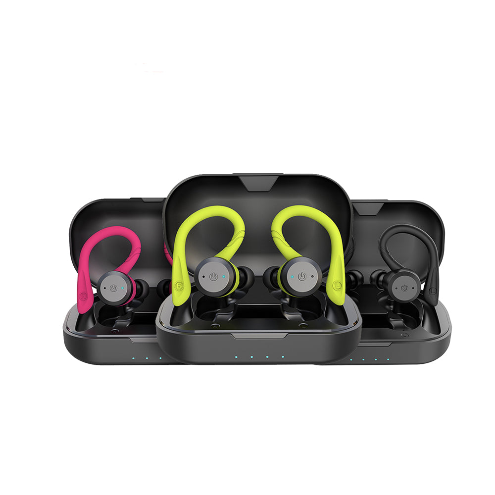 Lisslune | Vega - Waterproof wireless sports earplugs with 20 hours playtime
