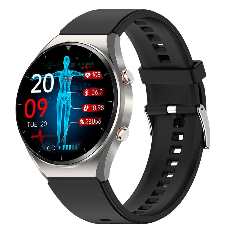 Lisslune | One-Click Blood Sugar|Blood Glucose Blood Pressure ECG|ECG HRV Heart Rate Monitor Health Smart Watch