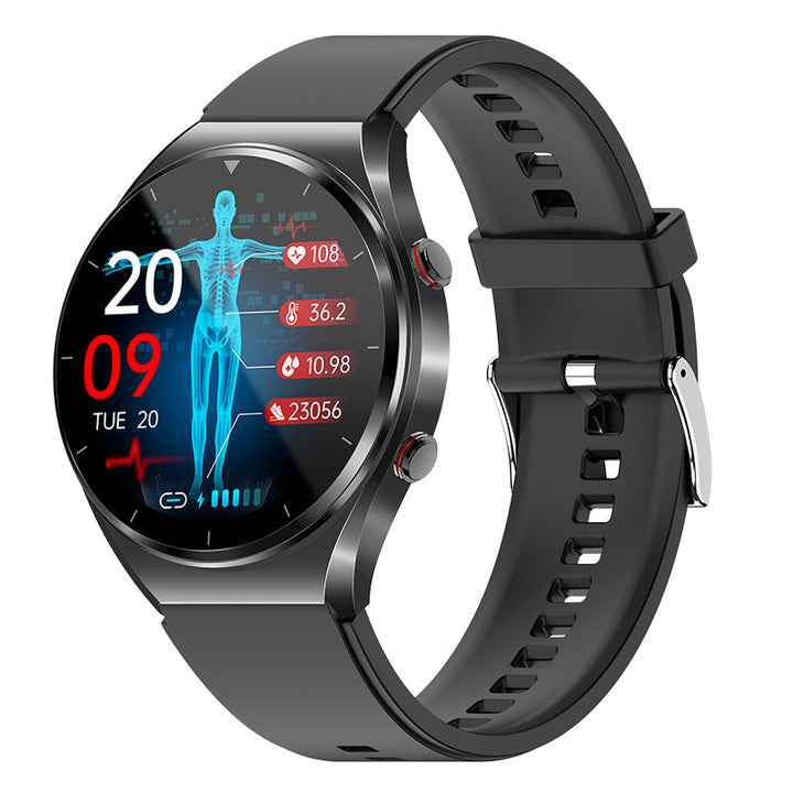 Lisslune | One-Click Blood Sugar|Blood Glucose Blood Pressure ECG|ECG HRV Heart Rate Monitor Health Smart Watch