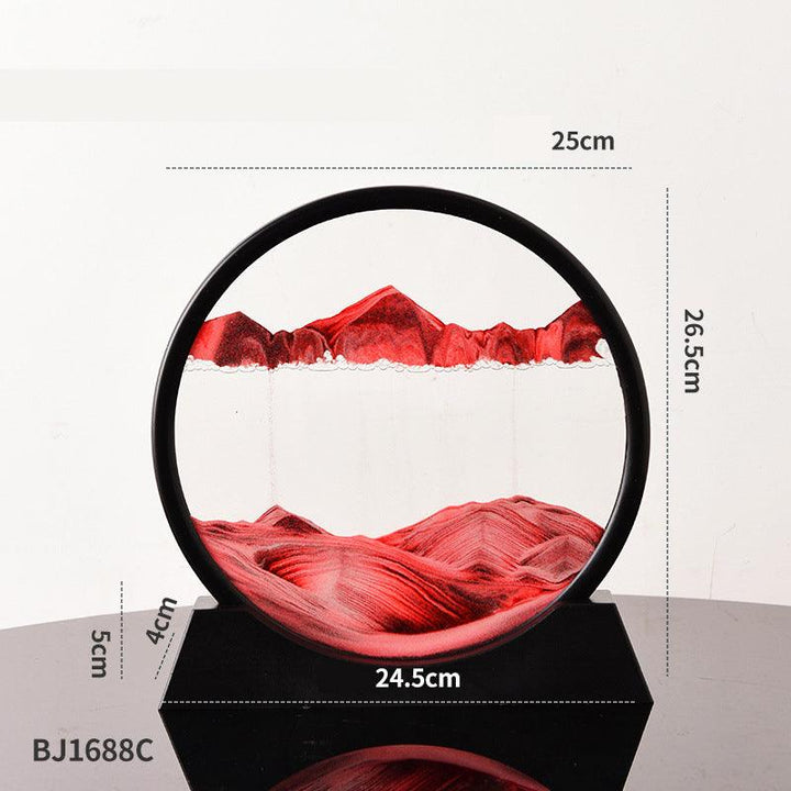Lisslune | Fascinating 3D glass water sand art for a tranquil environment