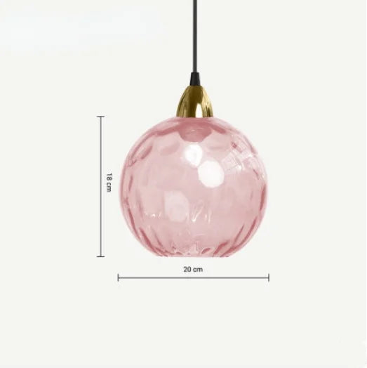 Lisslune | HelderBol - Glass ball pendant lamp