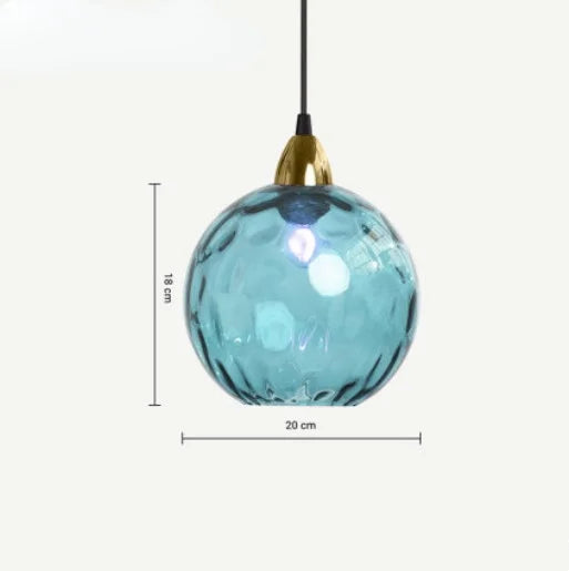 Lisslune | HelderBol - Glass ball pendant lamp