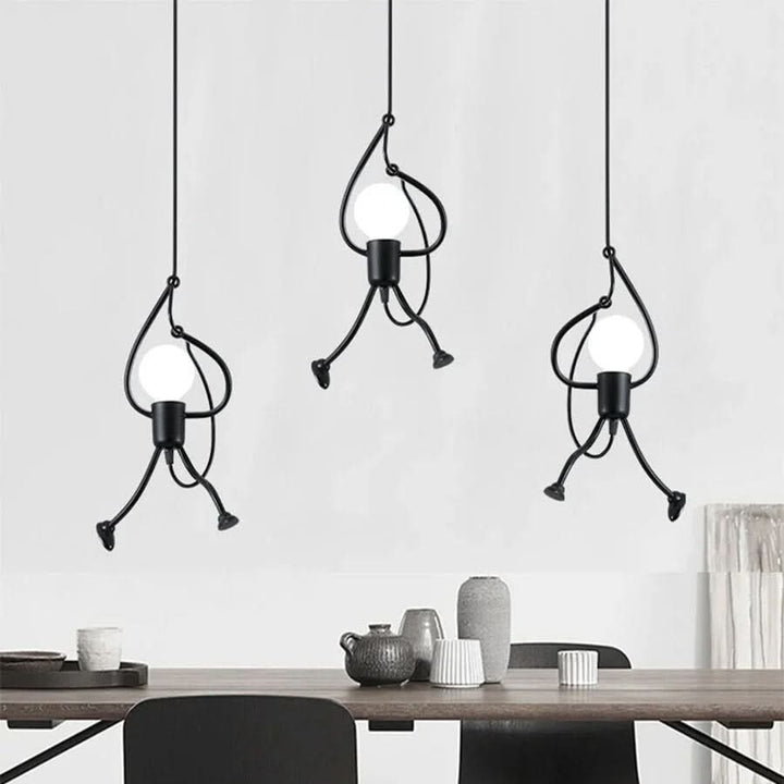 Lisslune | Cheerful Doll-Shaped Adjustable Pendant Light