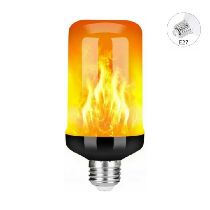 Lisslune | Flickering Flame LED Bulb | Energy-Efficient, Safe & Ideal for Cozy Home Ambiance