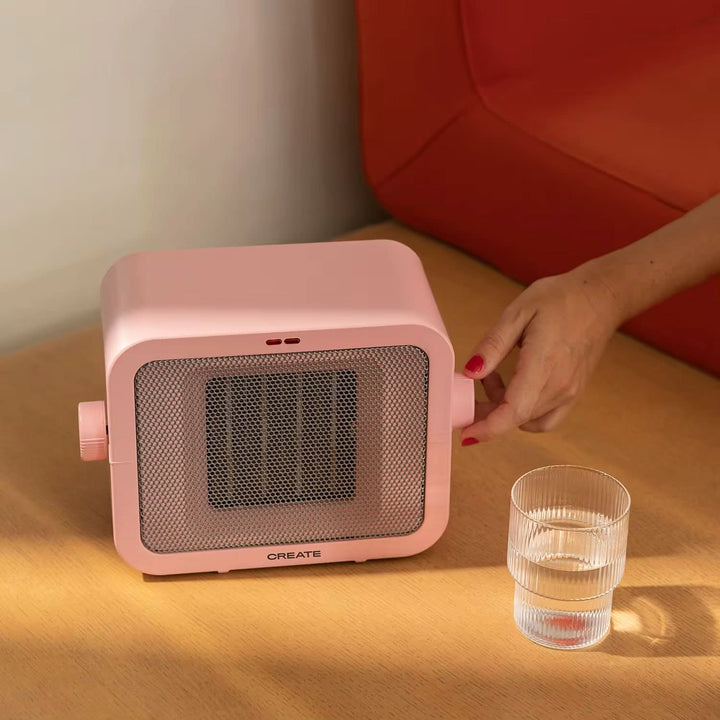 Lisslune | Portable Ceramic Space Heater 1500W with Overheat Safety Protection