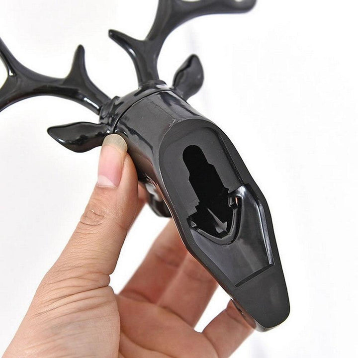 Lisslune | Chic rustic deer head wall hook for stylish home organization