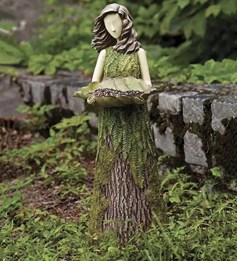 Lisslune | Funny Angel Girl Bird Feeder Ornament: Enrich Your Garden Sanctuary