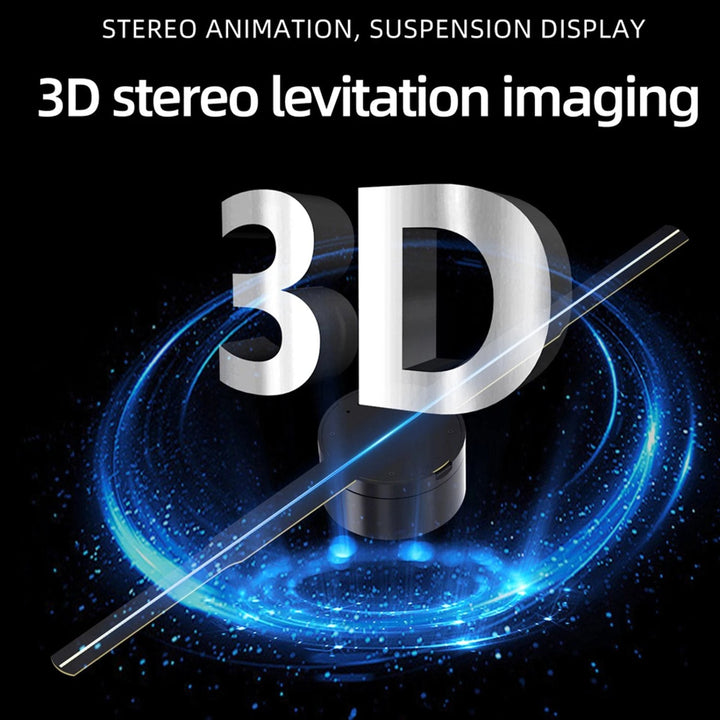 Lisslune | 3D Hologram Projector Fan, Revolutionize Advertising with Eye-Catching 3D Display