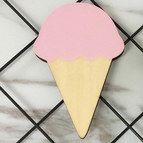 Lisslune | Charming Nordic wall hooks for children - Sweet rabbit, cactus, bow and ice cream designs