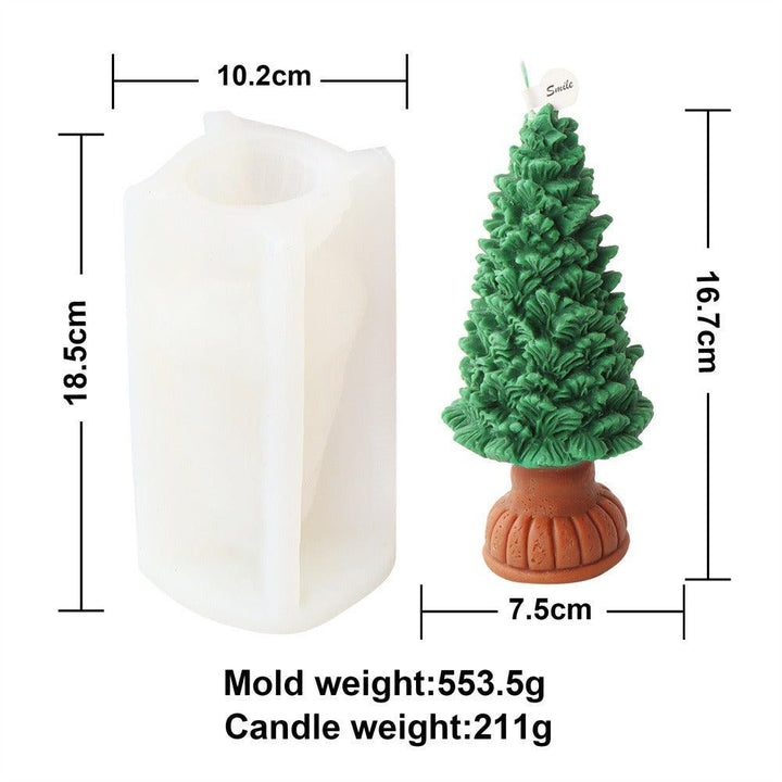 Lisslune | Magical Christmas Candle Making Kit with Santa Themed Packaging & Fragrant Decorations