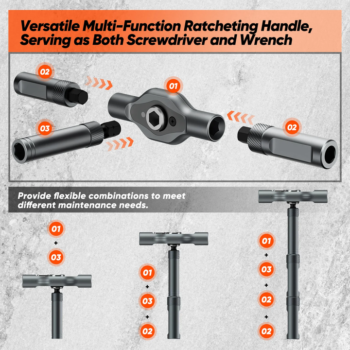 Lisslune | Ratchet 24-in-1 Screwdriver Set