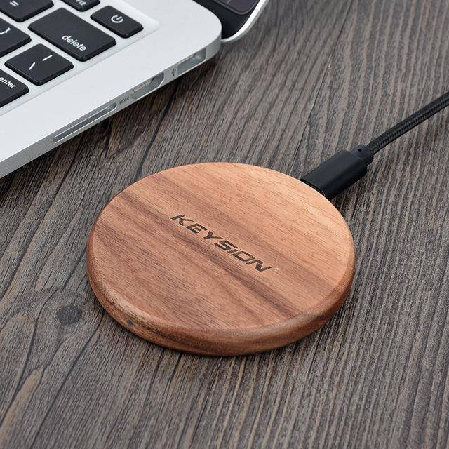 Lisslune | Qi Fast Charger with Natural Bamboo Design