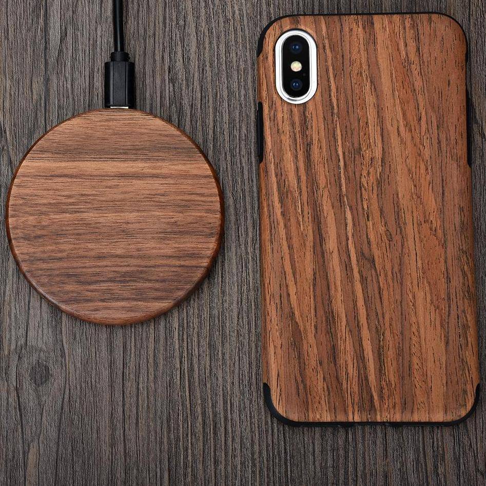 Lisslune | Qi Fast Charger with Natural Bamboo Design