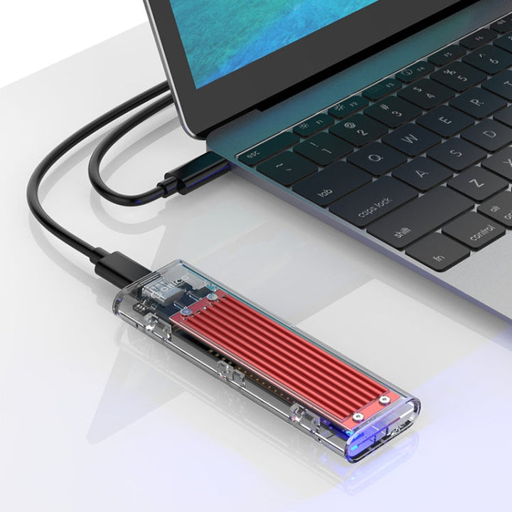 Lisslune | ORICO TCM2-C3 NVMe M.2 SSD enclosure (10Gbps)(Red)