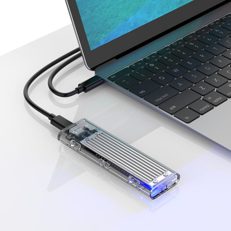 Lisslune | ORICO TCM2-C3 NVMe M.2 SSD enclosure (10Gbps)(Silver)