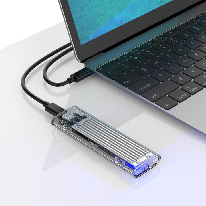 Lisslune | ORICO TCM2-C3 NVMe M.2 SSD enclosure (10Gbps)(Silver)