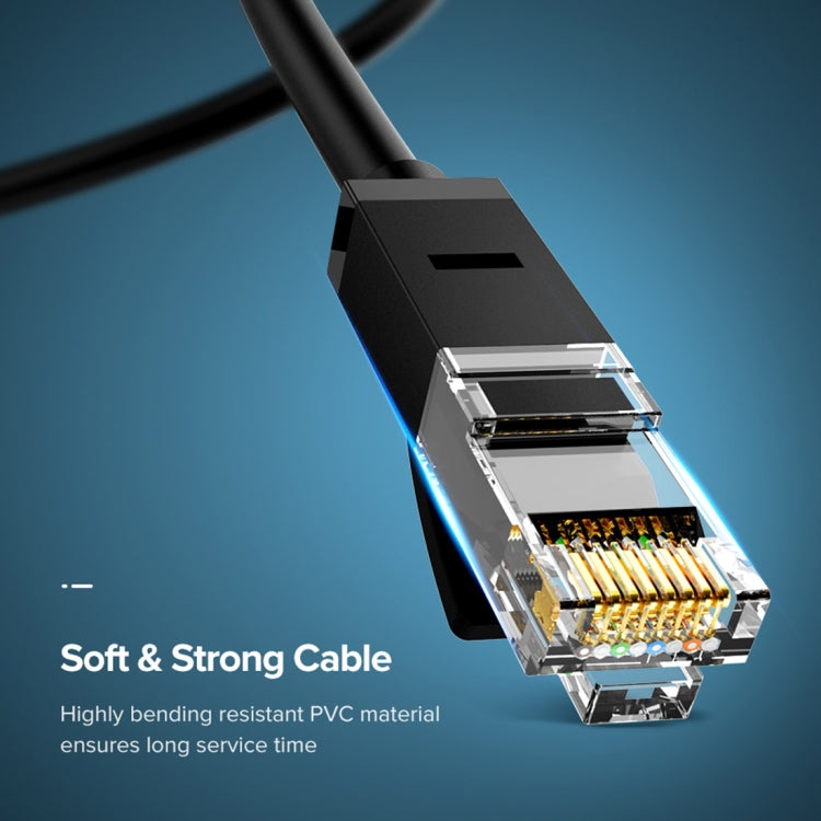 Lisslune | UGREEN NW102 Cat6 RJ45 household gigabit shielded round cable, length: 10m